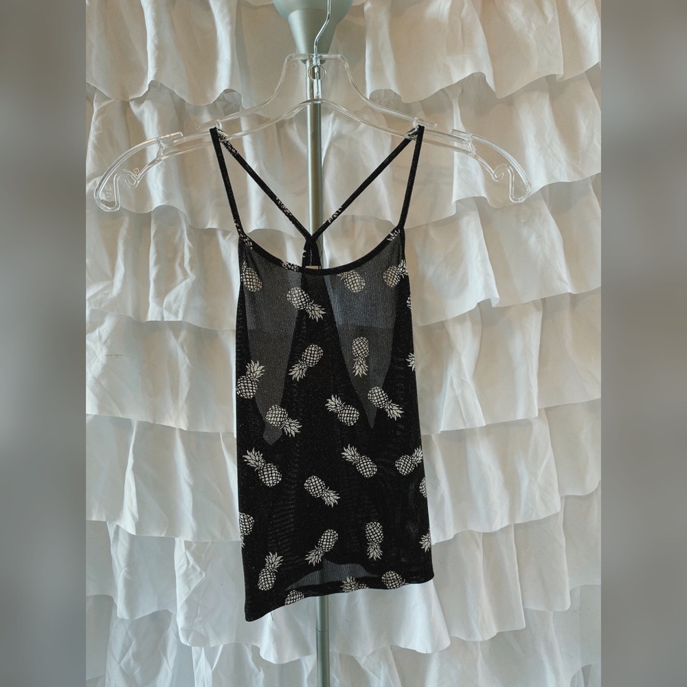 Pineapple racer back top